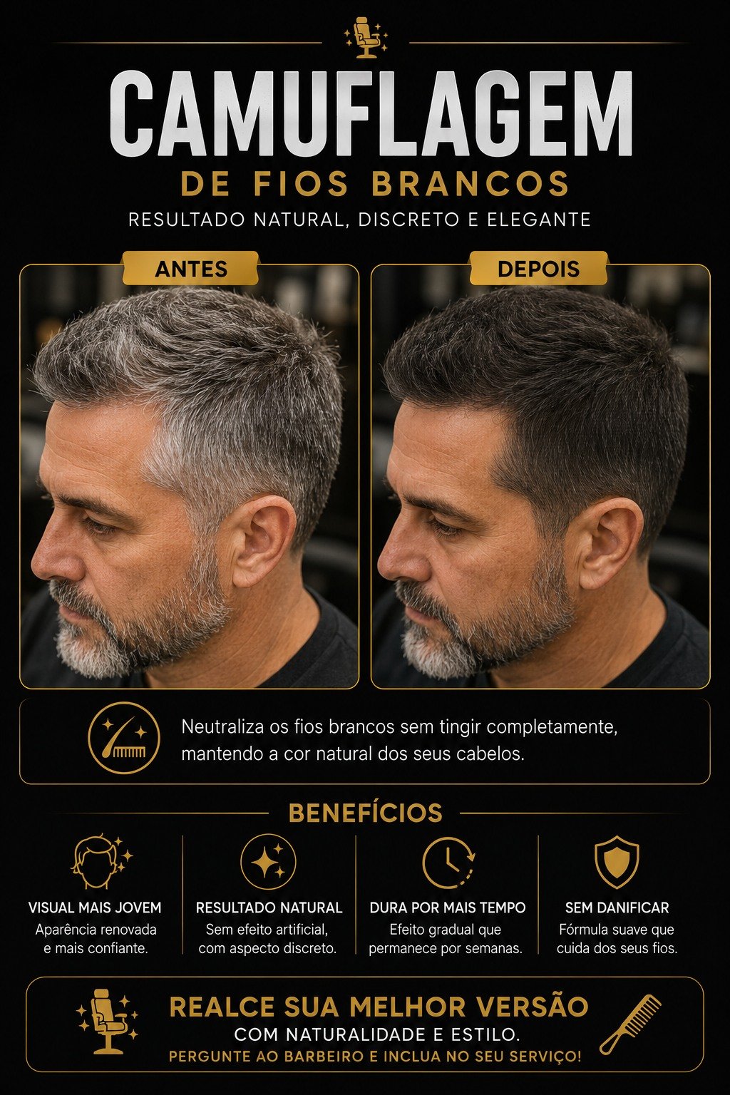 Camuflagem de Fios Brancos