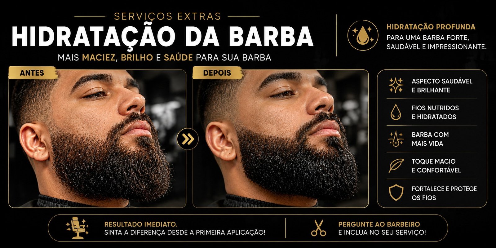 Hidratação da Barba